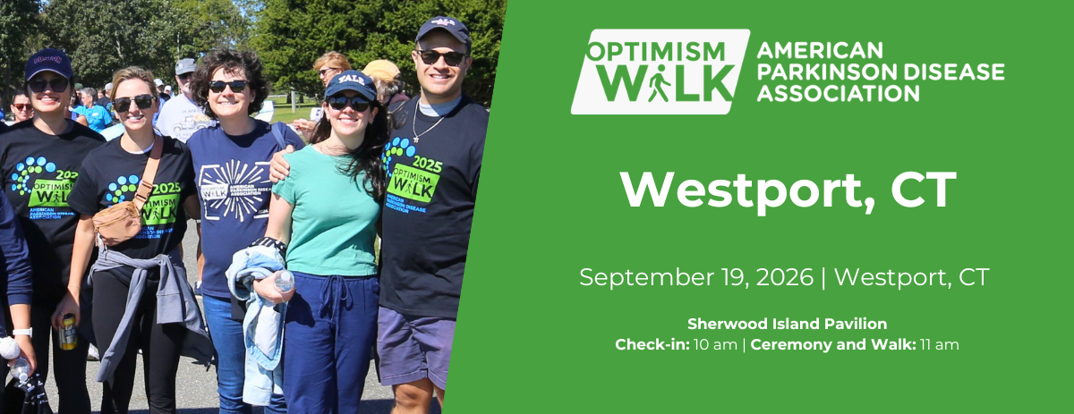 APDA 2026 Optimism Walk for Parkinson's - Westport Connecticut